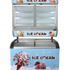 CHEF Double Deck Freezer Ice Cream Top Cabinet