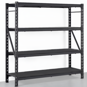 79'' Heavy Duty Warehouse Rack, Black