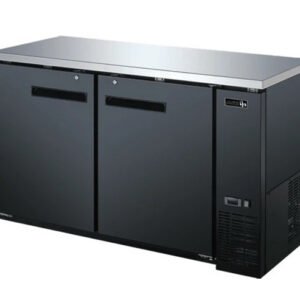 EFI 48″ 2 Door Solid Back Bar Refrigerator