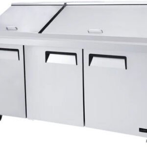 72″ EFI 3 Door Mega Top Prep Table
