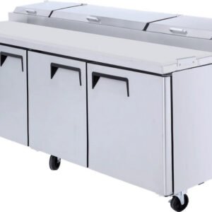 EFI 93″ 3 Door Pizza Prep Refrigerator