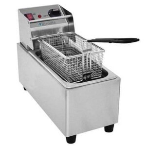 Eurodib Electric Countertop Fryer with Full Size Basket 0.8 Gal (3 L) Capacity