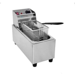 Eurodib Electric Countertop Fryer with Full Size Basket 2 Gal (8 L) Capacity SFE01860