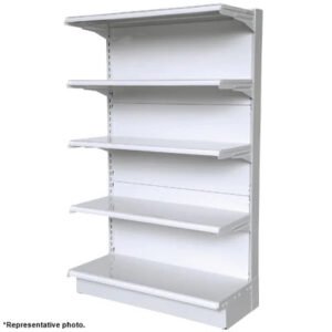 White Single Side Heavy Duty Gondola Shelves YSD-S002