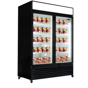 New Air 54.5" Two Glass Door Reach-In Freezer with 1073L Capacity