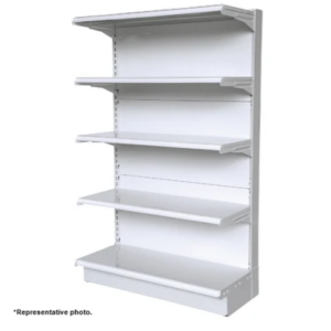 White Single Sided Gondola Supermarket Shelving HS-WA