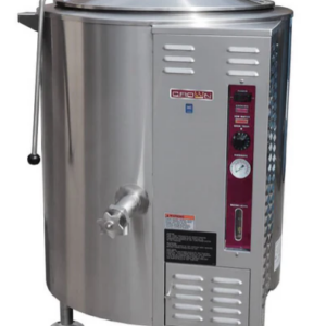 Crown Natural Gas/Propane Fixed Steam Kettle - 60 Gallon Capacity