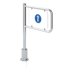 Supermarket Single Side Manual Mechanical Gate