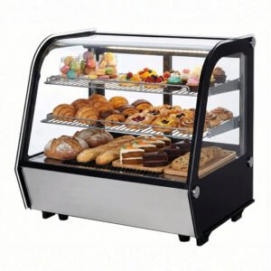 35'' Omcan Countertop Refrigerated Display Case 160L Capacity