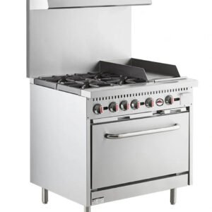 EFI 36″ Natural Gas Range With 12″ Griddle