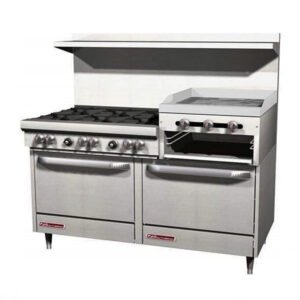 60'' Southbend Range Oven with 24'' Griddle and Broiler & 6 Burners