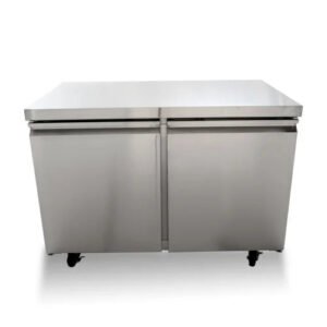 48" CHEF Double Solid Door Under Counter Cooler