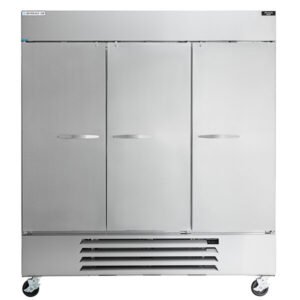 Beverage-Air HBF72HC-5 Horizon Series 75″ Solid Door Reach-In Freezer with LED Lighting – 69 cu. ft.