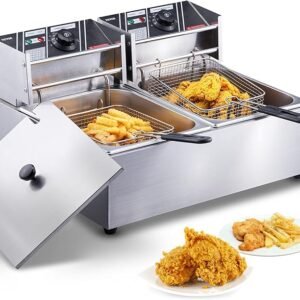 Countertop Double-Compartment Commercial Fryer