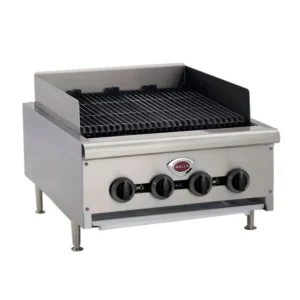 Wells HD Radiant Gas Charbroiler, Cooking Surface 24″W X 30″D Natural Gas, 80,000 BTU/hour, 4 burners